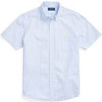 Chemises de créateur Ralph Lauren Polo Ralph Lauren bleu ciel à rayures en coton à manches courtes à manches courtes col button down Taille XL pour homme 