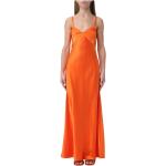 Robes de cocktail de créateur Ralph Lauren Polo Ralph Lauren orange maxi Taille XS look fashion pour femme 