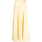 Jupes longues de créateur Ralph Lauren Polo Ralph Lauren jaunes en satin éco-responsable pour femme 