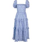 Robes longues fleuries de créateur Ralph Lauren Polo Ralph Lauren bleues à fleurs longues pour femme 