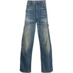 Jeans droits de créateur Ralph Lauren Polo Ralph Lauren bleus délavés Taille XL W32 L32 pour homme 