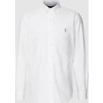 Chemises unies de créateur Ralph Lauren Polo Ralph Lauren blanches à manches longues Taille M look fashion pour homme 
