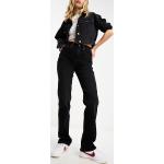 Jeans droits de créateur Ralph Lauren Polo Ralph Lauren noirs délavés pour femme en promo 