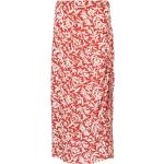 Polo Ralph Lauren jupe mi-longue à fleurs - Rouge