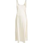 Robes de soirée longues de créateur Ralph Lauren Polo Ralph Lauren blancs cassés en satin longues sans manches Taille XS pour femme 