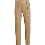 Pantalons de costume de créateur Ralph Lauren Polo Ralph Lauren noisette à carreaux Taille XS pour homme 