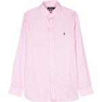 Chemises de créateur Ralph Lauren Polo Ralph Lauren roses imprimées à manches longues pour homme 