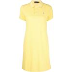 Robes Polo de créateur Ralph Lauren Polo Ralph Lauren jaunes à manches courtes pour femme 
