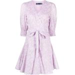 Polo Ralph Lauren robe portefeuille à fleurs imprimées - Violet