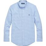 Chemises cintrées de créateur Ralph Lauren Polo Ralph Lauren bleues à carreaux en popeline stretch Taille XL look casual 