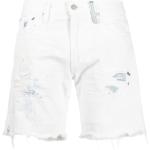 Shorts en jean de créateur Ralph Lauren Polo Ralph Lauren blancs en denim classiques pour homme en promo 