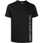 T-shirts à imprimés de créateur Ralph Lauren Polo Ralph Lauren noirs en coton mélangé à manches courtes à col rond pour homme en promo 