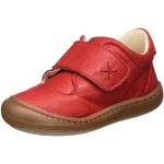 Chaussures Pololo rouges en cuir pour pieds larges Pointure 26 look fashion pour enfant 