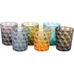 pols potten Set de 6 verres Blocks multicolore H 10cm x Ø 8,6cm