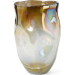 Vases en verre Pols Potten jaunes en verre de 30 cm 