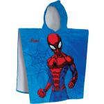Gilets à capuche bleus en coton enfant Spiderman en promo 