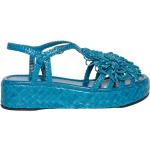 Sandales plates Pons quintana bleues Pointure 39 look fashion pour femme 