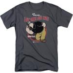 Popeye Lay One On Me Sailor Man IDW Comic Tee T-shirt unisexe charbon de bois