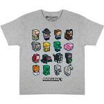 T-shirts à manches courtes gris Minecraft look fashion pour garçon de la boutique en ligne Amazon.fr avec livraison gratuite 