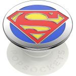 PopGrip Design Superman pour Smartphone, Bague et Support Universel Popsockets Blanc