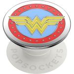 PopGrip Wonder Woman pour Smartphone, Bague et Support Universel Popsockets Blanc