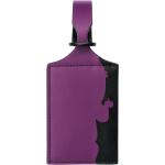 Étiquettes bagage LONGCHAMP violettes en cuir modernes 