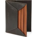 Porte-cartes en cuir Lucléon marron en cuir avec blocage RFID pour homme 