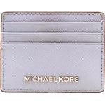 Porte-cartes bancaires de créateur Michael Kors Jet Set en cuir à motif fleurs pour femme en promo 