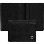 Porte-cartes bancaires de créateur HUGO BOSS BOSS noirs en cuir de vache look fashion pour homme 