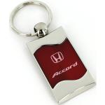 Porte-clés rouges en aluminium Honda Accord 