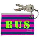 Porte-clés à motif bus look fashion 
