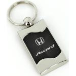 Porte-clés argentés en aluminium Honda Accord 