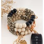 Bracelets en jonc en silicone à perles à motif voitures personnalisés 
