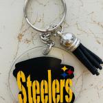 Porte-Clés Pittsburgh Steelers - Cadeau D'anniversaire Steeler Pour Lui Elle De Noël Fan
