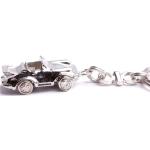Porte-clés gris en métal à motif voitures Porsche personnalisés look fashion 