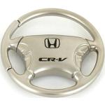 Porte-clés gris en métal finition satinée Honda CR-V 