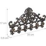 Porte-manteaux design Helloshop26 noirs laqués en fonte baroques & rococo 