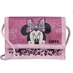 Porte-monnaies Undercover roses en polyester à motif bus Mickey Mouse Club Minnie Mouse look fashion pour fille 