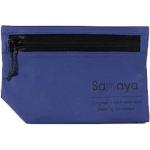 Portefeuilles Samaya bleus zippés pour femme 