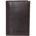 Porte-cartes bancaires Arthur & Aston marron en cuir look fashion pour homme 