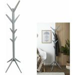 Porte-manteaux arbre gris en bambou contemporains 