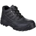 Chaussures de travail  Portwest noires avec semelles anti-perforation look fashion pour homme 