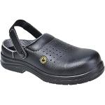 Chaussures de travail  Portwest noires en microfibre résistantes à l'eau Pointure 36 look fashion pour homme en promo 