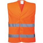 Gilets de sécurité Portwest orange en polyester Taille 4 XL pour homme 