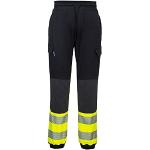 Pantalons cargo Portwest jaunes en polyester stretch Taille XXL look fashion 