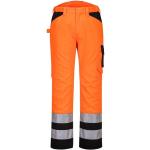 Pantalons orange à rayures résistant aux tâches 