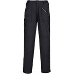 Pantalons de travail Portwest noirs Taille XS look fashion pour femme 