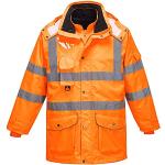 Portwest RT27 - Hi-Vis 7-en-1 de la chaqueta, color naranja, talla XXL
