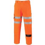 Portwest Pantalon Rail Combat, Couleur: Orange, Taille: XL, RT46ORRXL