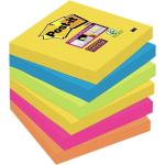 Articles de papeterie Post-it jaune fluo en lot de 6 